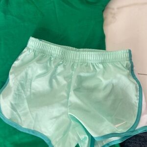 Nike Kids Shorts in Light Green and Teal